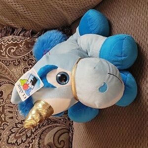 Classic Toy Co. Blue Unicorn Plush